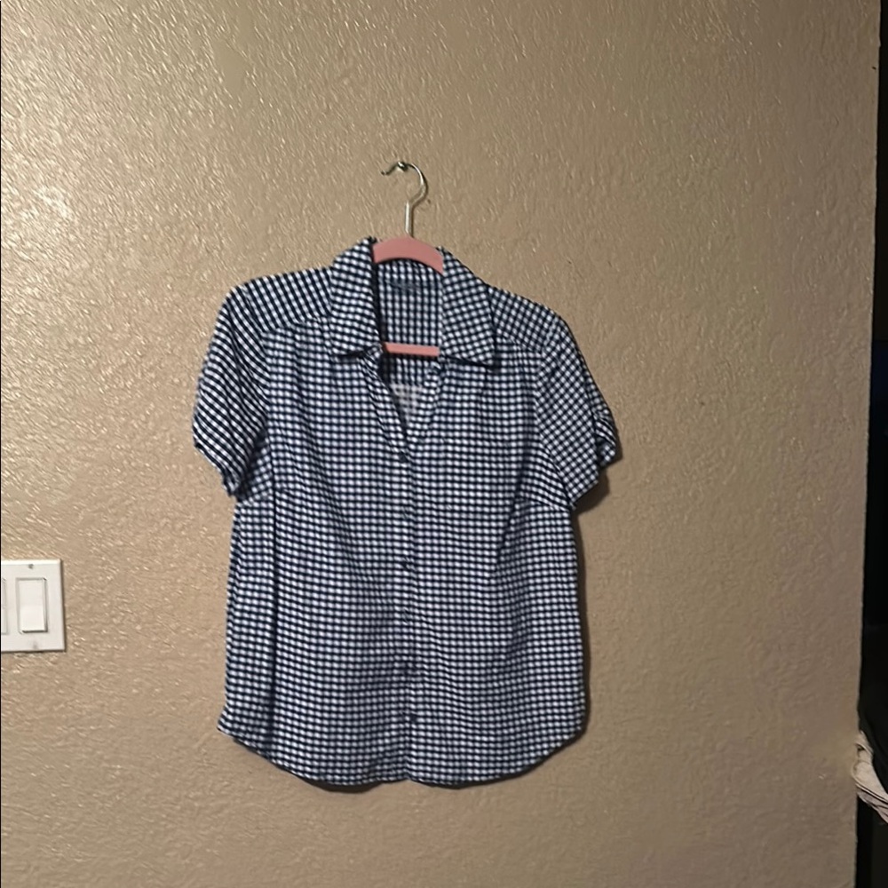 Men's Blue Checkered Shirt